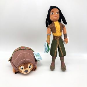 Disney's Raya & the Last Dragon Small Tuk Tuk and Raya Stuffed Animal Plush NEW